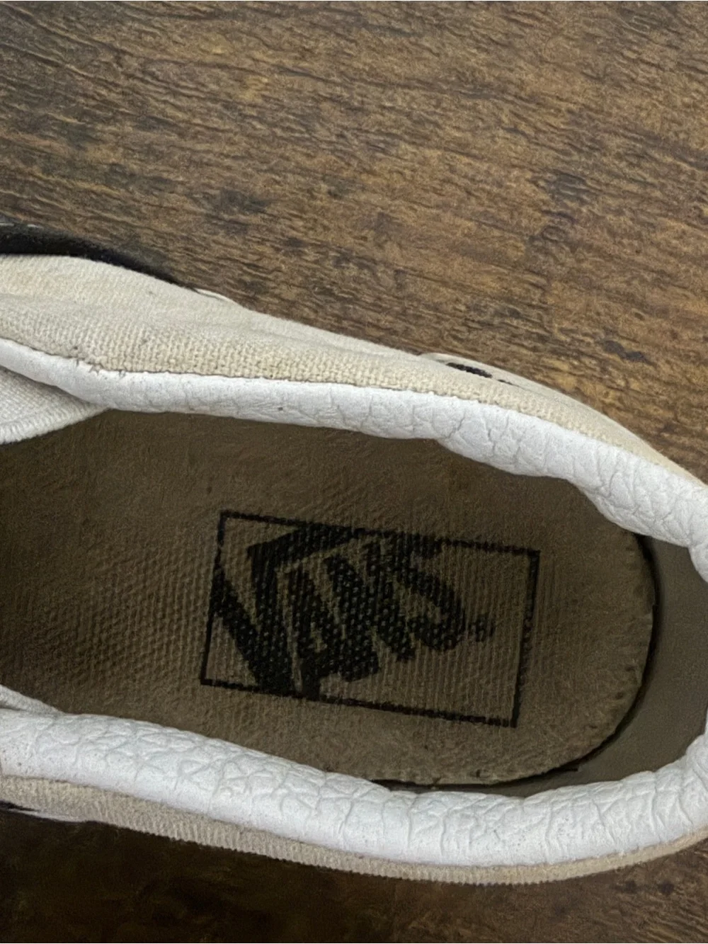 Vans Kids Slip-On Checkerboard Sneakers in Black and Cream